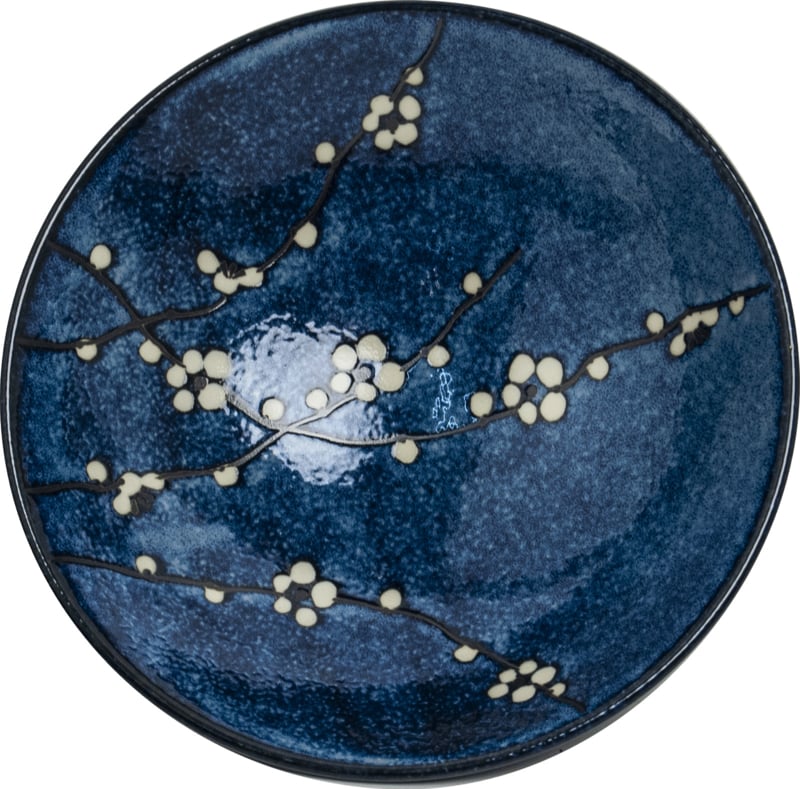 Bord Hana blauw Ø22,5 cm | H3 cm