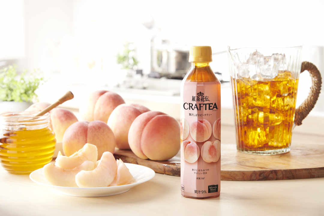 Minute Maid Kocha Kaden CRAFTEA Peach 410ml