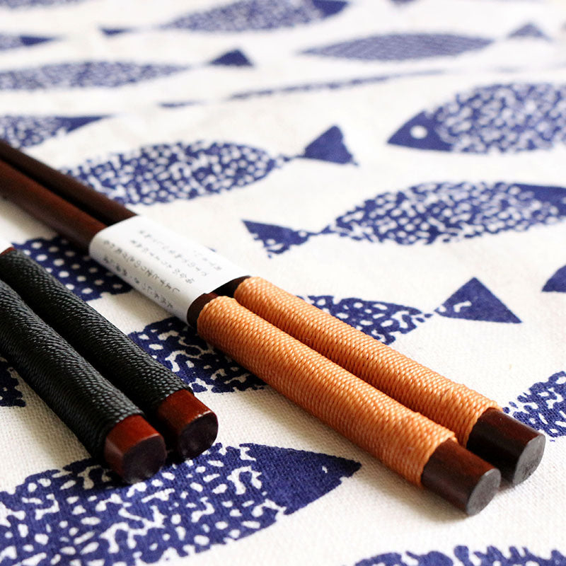 Nippon Ironwood Chopsticks Twined Khaki 22.5cm