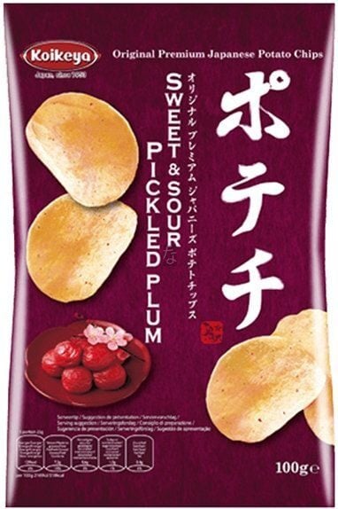 Koikeya Potato Chips Sweet & Sour Pickled Plum 100g