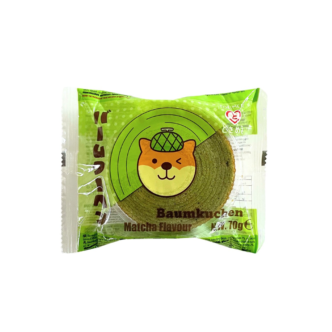 Tokimeki Baumkuchen Matcha Sponge Cake 70g