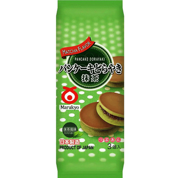 Marukyo Pancake Dorayaki Matcha 150g 3pcs