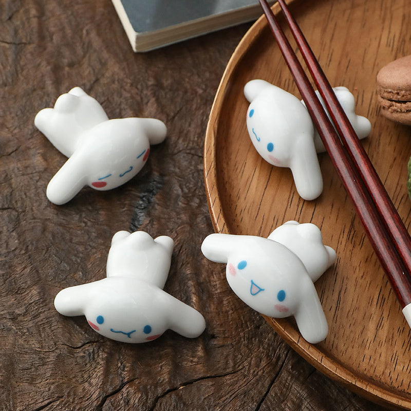 Nippon Chopstick Holder long ears dog 4pcs