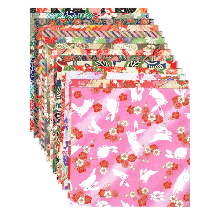 Washi Kawasumi Origami paper  Pink 15x15 cm 15 pcs