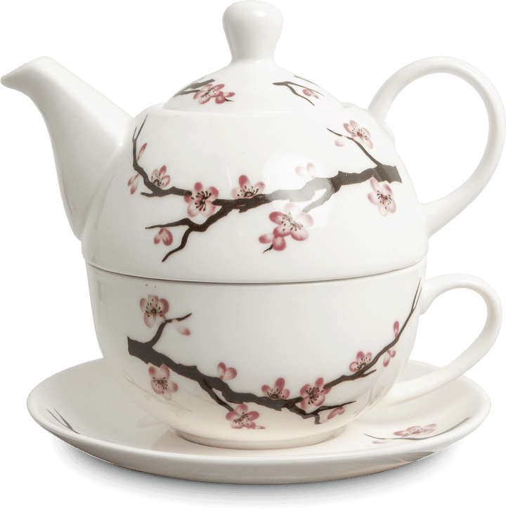Teapot & Cup Sakura blossom 300ml