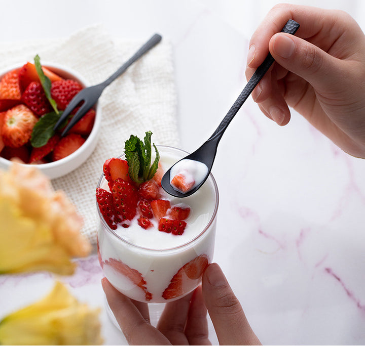 Nippon Takasago Metal Hammertone Cutlery Stainless Steel Antioxidant Fork (13*1.5cm)