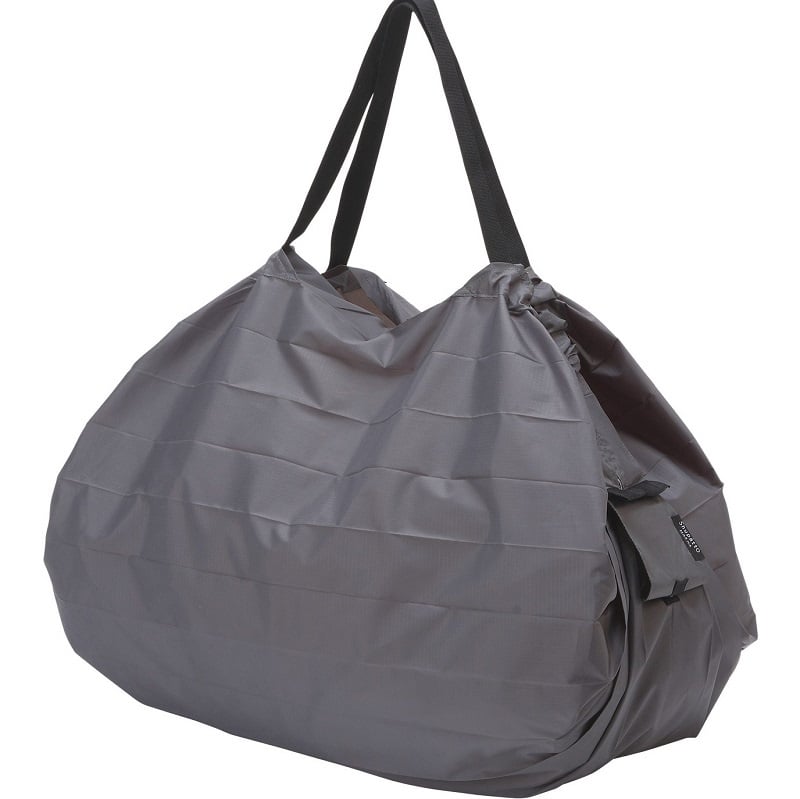 Shupatto compact foldable shopping bag size L – Charcoal (Su