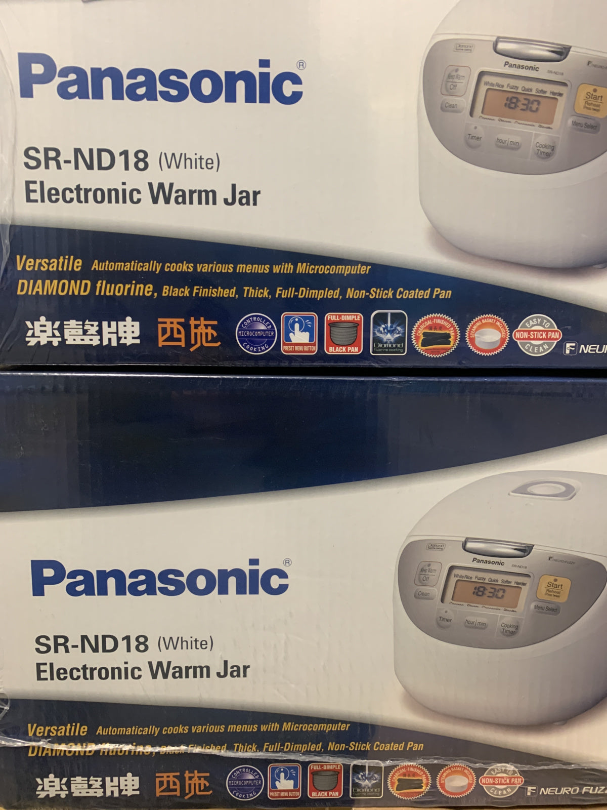 Automatic Rice Cooker Panasonic SR-ND 18 1.8L