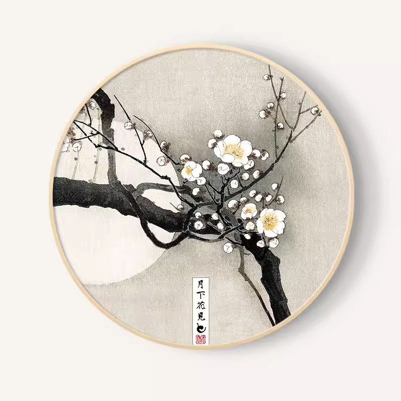 Japanese Famous Wall Art See You Under the Moon Hana 50*50 cm