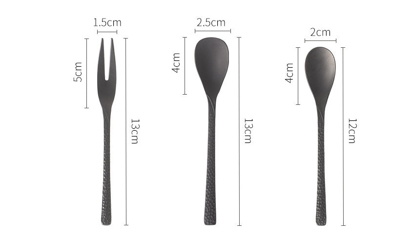 Nippon Takasago Metal Hammertone Cutlery Stainless Steel Antioxidant Coffee Spoon (12*2cm)