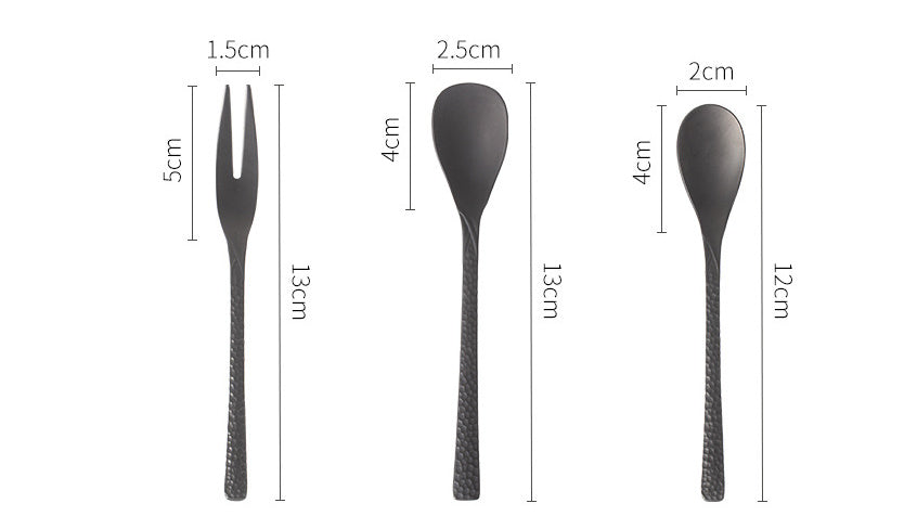 Nippon Takasago Metal Hammertone Cutlery Stainless Steel Antioxidant Fork (13*1.5cm)