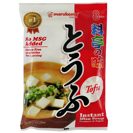 Marukome Ryotei No Aji Tofu (Dry Freeze Miso Soup) 7g