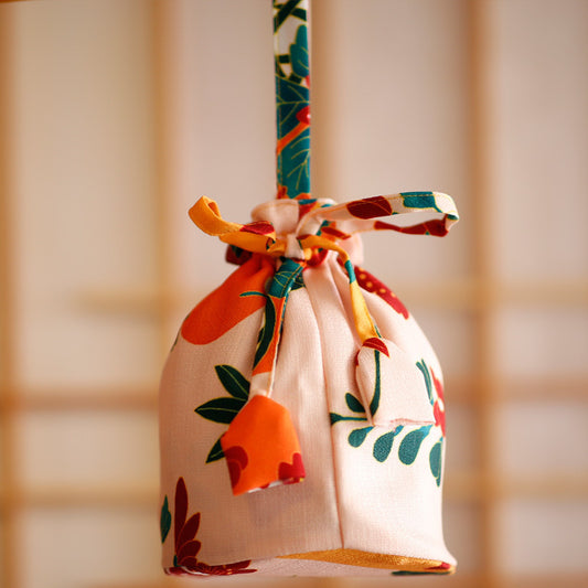 Japanese Kimono Handbag Amber