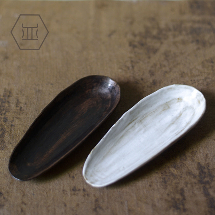 Nippon Toki Handmade Teaspoon Tedzukuri Supun White (shiro 14.6*5.6*1.8cm)