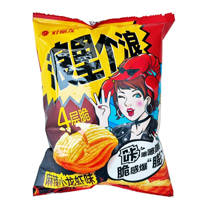 Orion Korean Popular Snacks Chips Corn Spicy Crayfish flavour