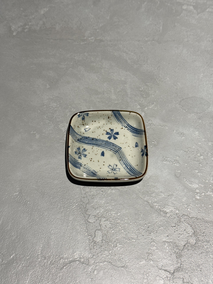 Mino Old Japan design plates set  Ø9 cm | 5 pcs