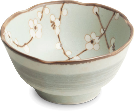 Hana Soshun light green rice bowl Ø11,5 cm | H6 cm