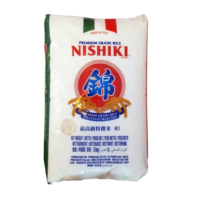 Nishiki Rice Musenmai Medium Grain 5 kg