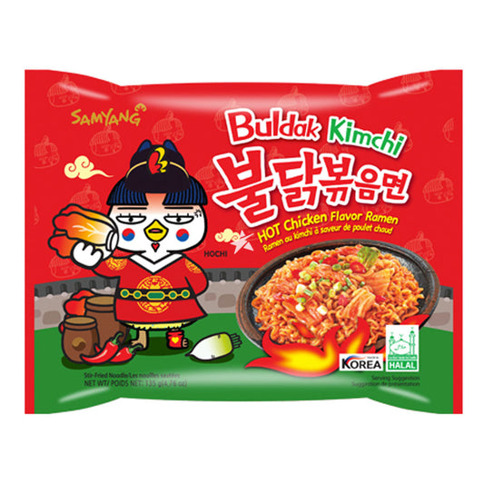 Samyang Buldak Hot Chicken Kimchi Ramen 135g