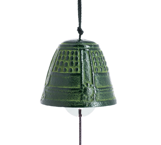Iwachu Furin Feng Shui Bell Green 4,5 cm