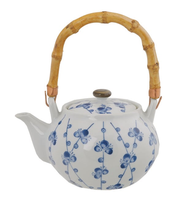 Tea pot Nippon blue Cherry 700ml 18.5X14X10cm