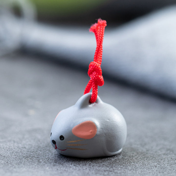 Zodiac Wind Chime Eto Furin (12 ceramic animals)