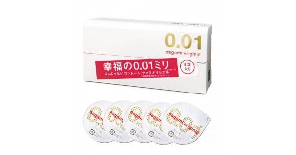 Sagami Original Japan Condom 0.01 5pcs