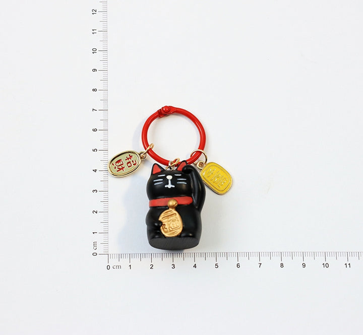 Nippon Water Sound Music Dreamy Bell (Black Lucky Cat 5*7cm)