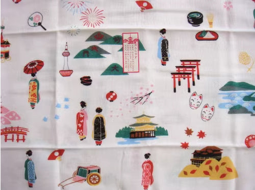 Japanese Handkerchiefs Kimono 32*89cm