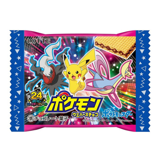 Pokemon Waffle Chocolate with sticker 23g