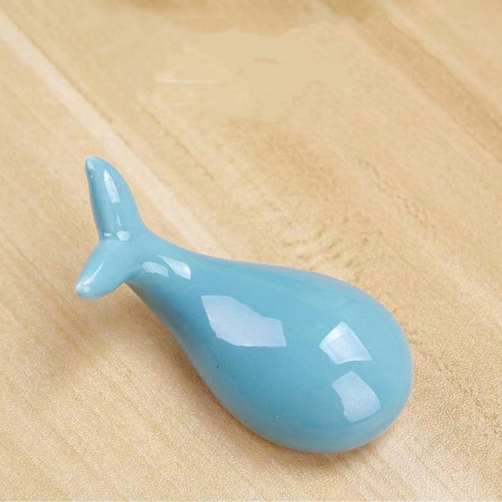 Japanese Chopstick Holder Whale blue II 4ps