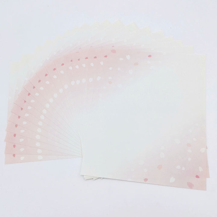 Japanese Kaishi Letter Paper/ Creative Paper Beige 18pcs 14.5*17.5 cm