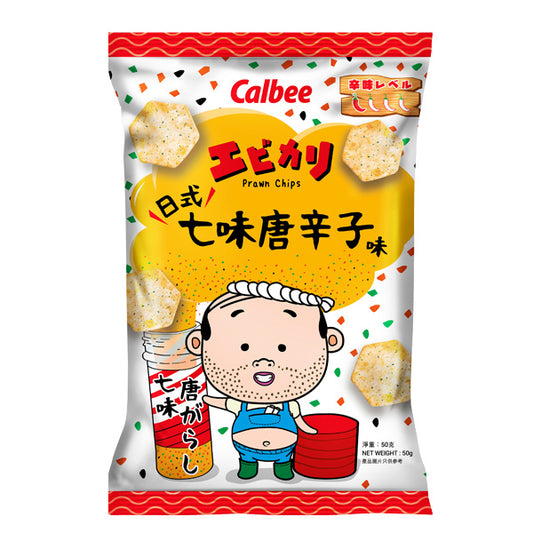 Calbee Prawn Chips Ebikari Shichimi 50g