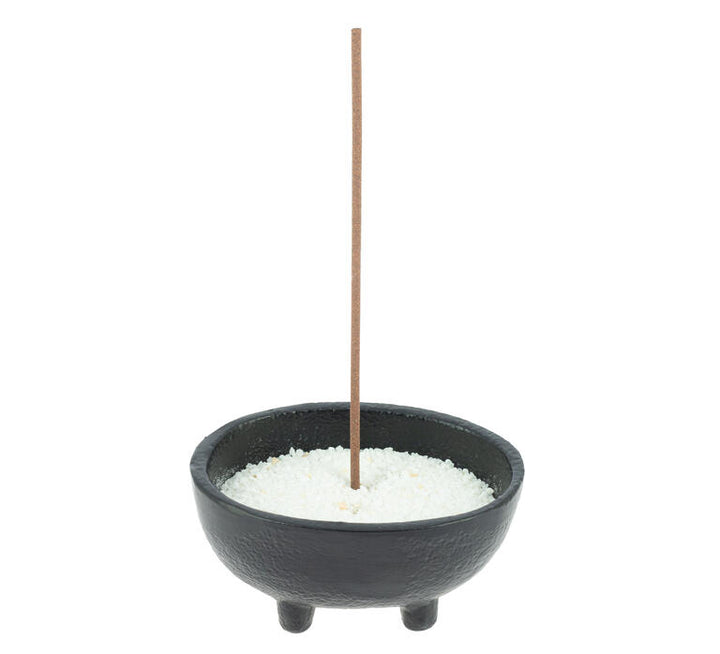 Incense Burner  Cast Iron black