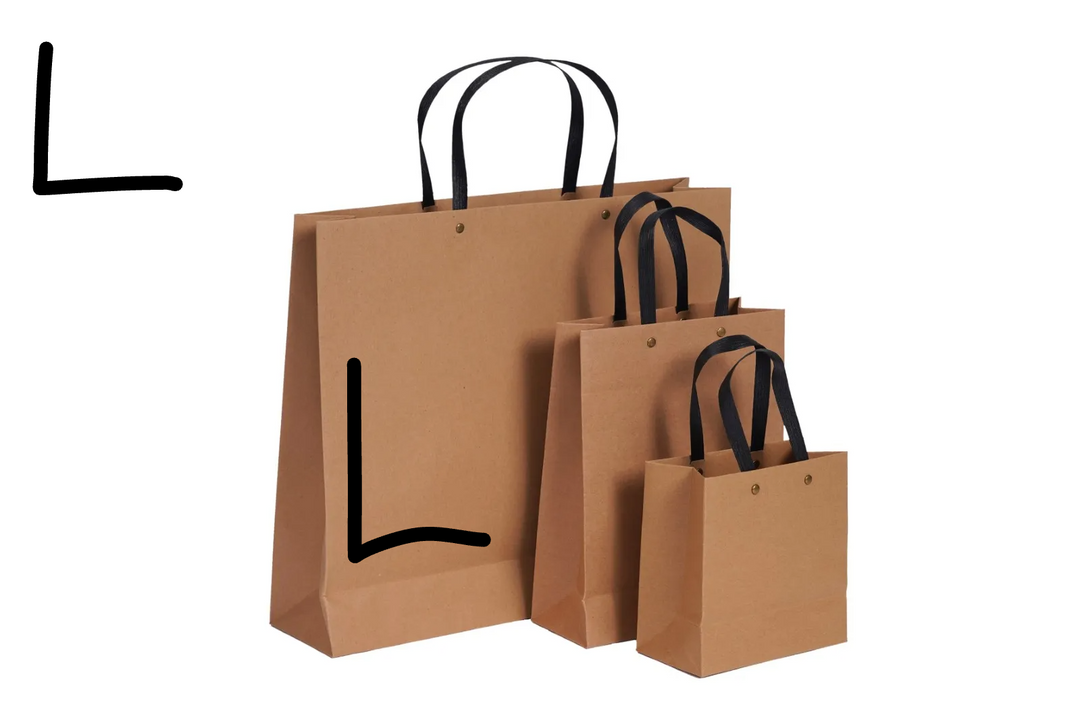 Paper Bag LARGE Free from 35,-