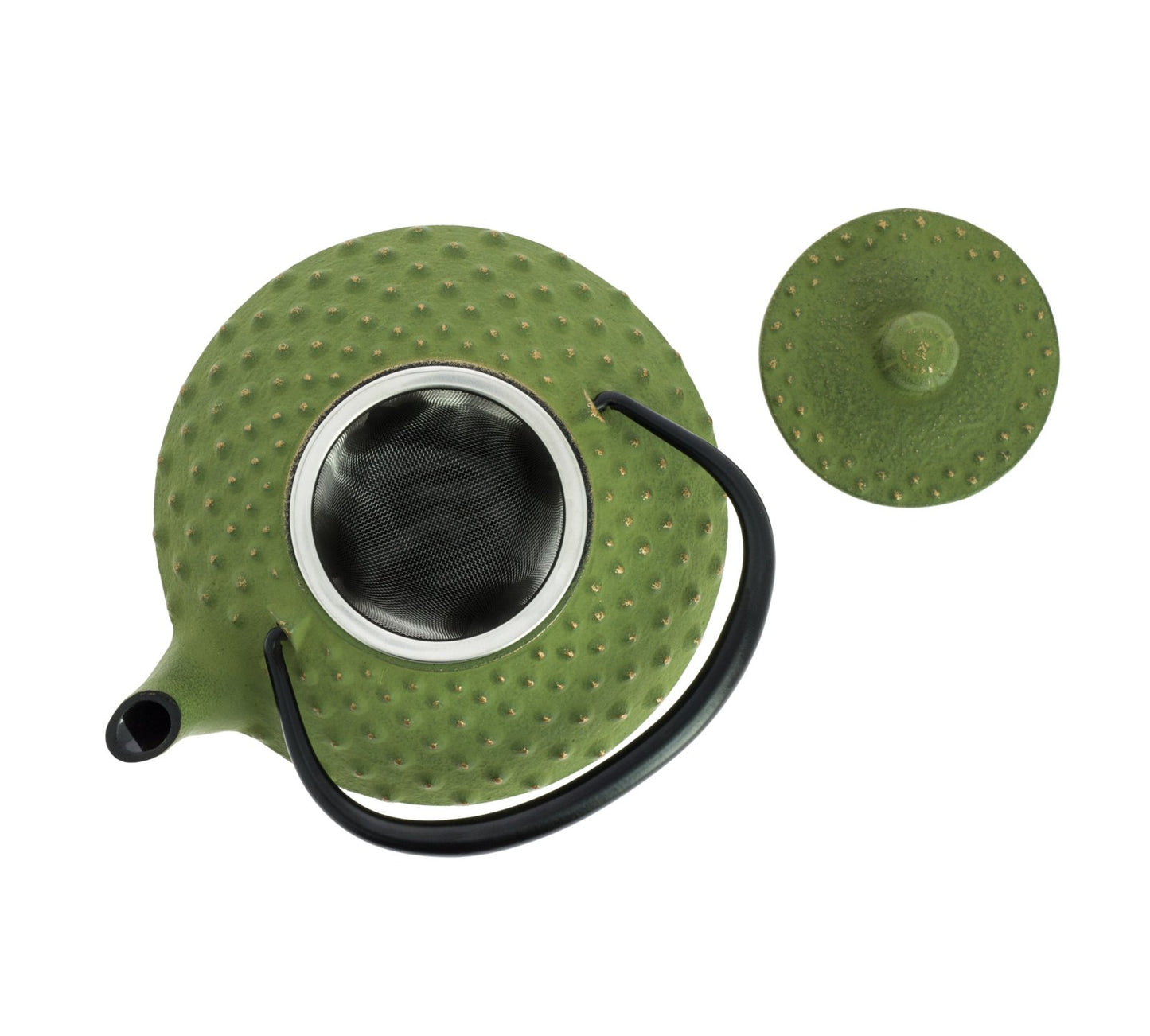 Kanbin Iwachu Tetsubin Teapot Golden Green 320ml