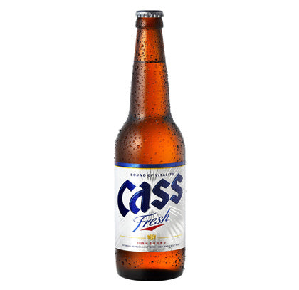 Korean Cass Beer bottle 330ml