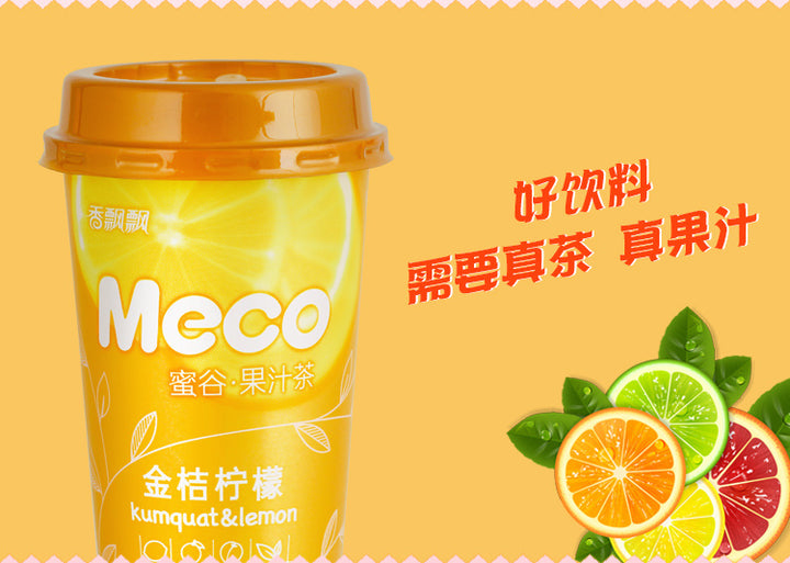 Meco Fruit Tea - Kumquat & Lemon Flavour 400ml