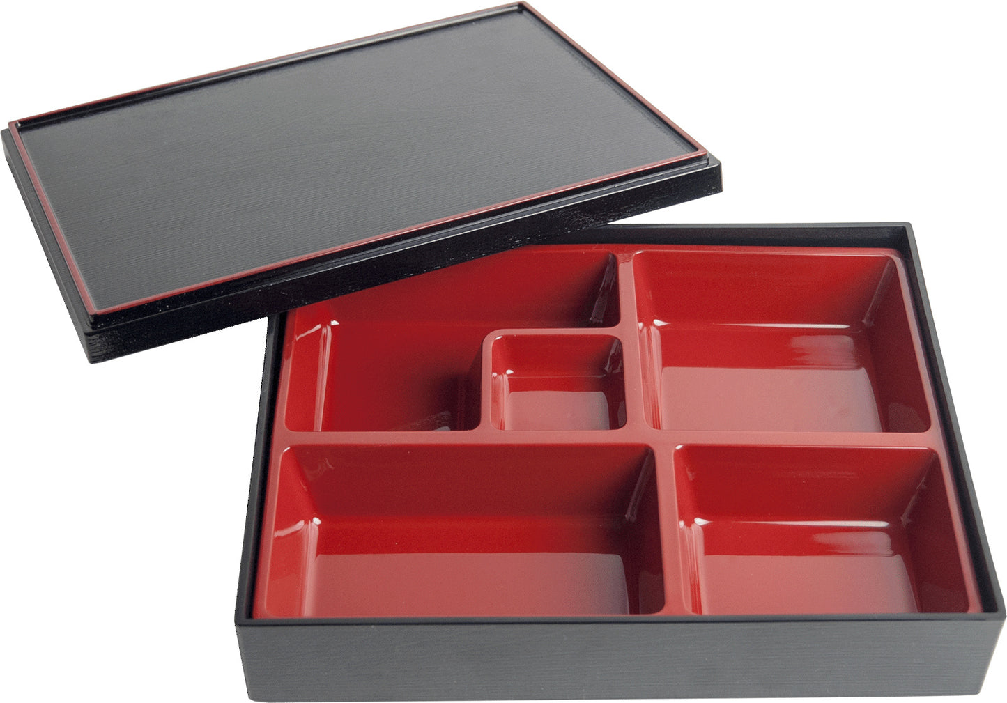 Bento box Japanese Black Red