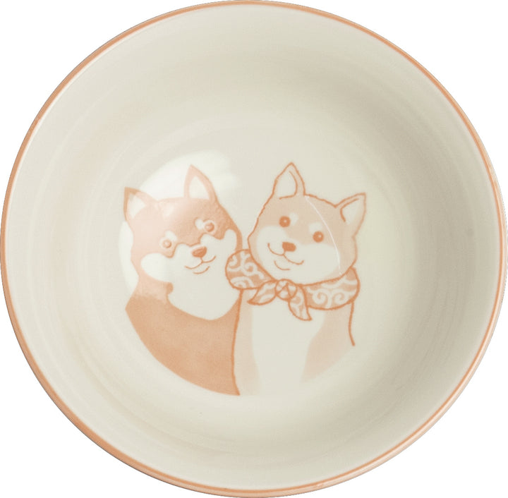 Japanese bowls Shiba Dog 2pcs. Ø15 cm | H7 cm