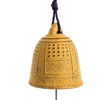 Iwachu Furin Feng Shui Bell Yellow 5,5 cm