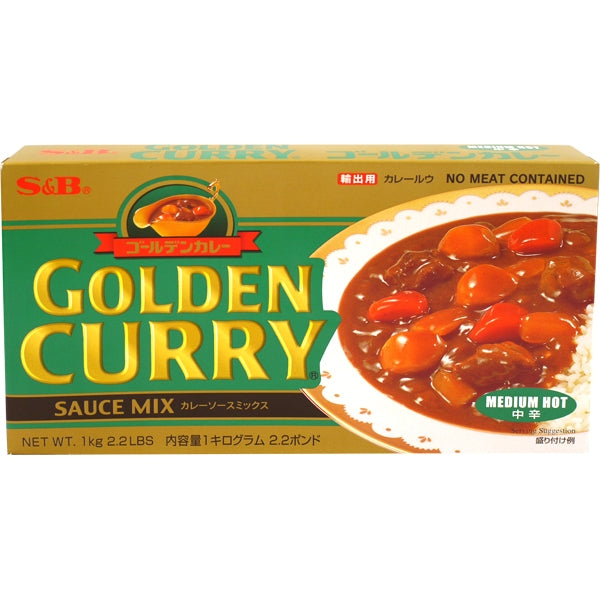 S&B Golden Curry Chukara Medium Hot 220g 12pcs
