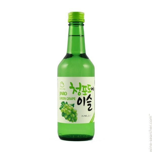 JINRO Soju Green Grape 13% 350ml