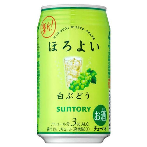 Suntory HOROYOI White Grape Chuhai 350ml 3%