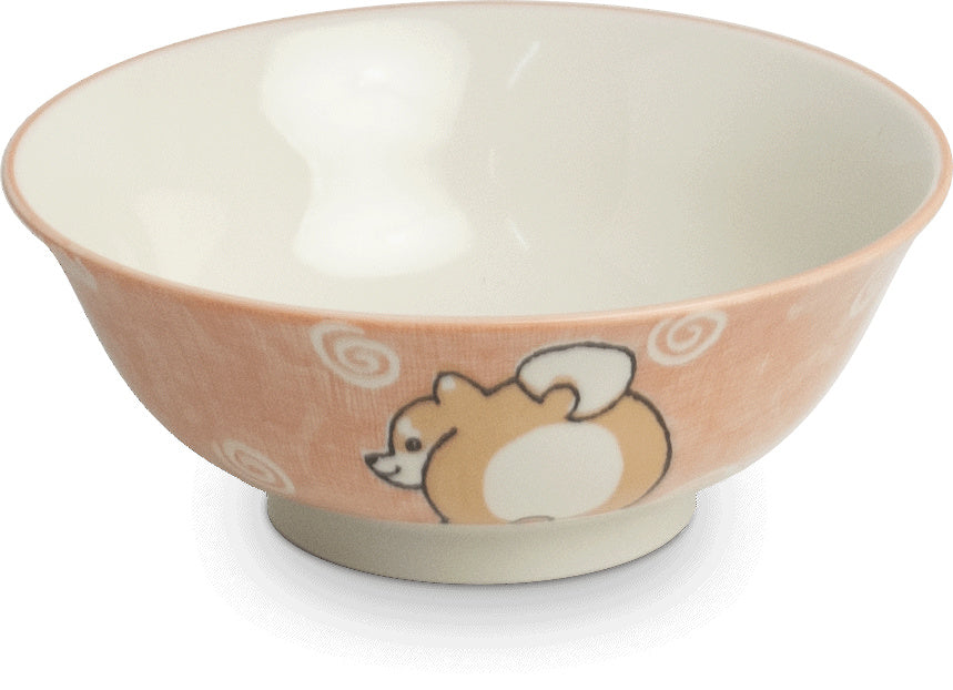 Japanese bowls Shiba Dog 2pcs. Ø21cm | H8 cm