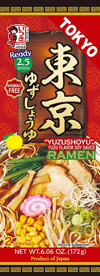 Itsuki Ramen Tokyo Yuzushoyu Ramen Yuzu and Soy Sauce 172g