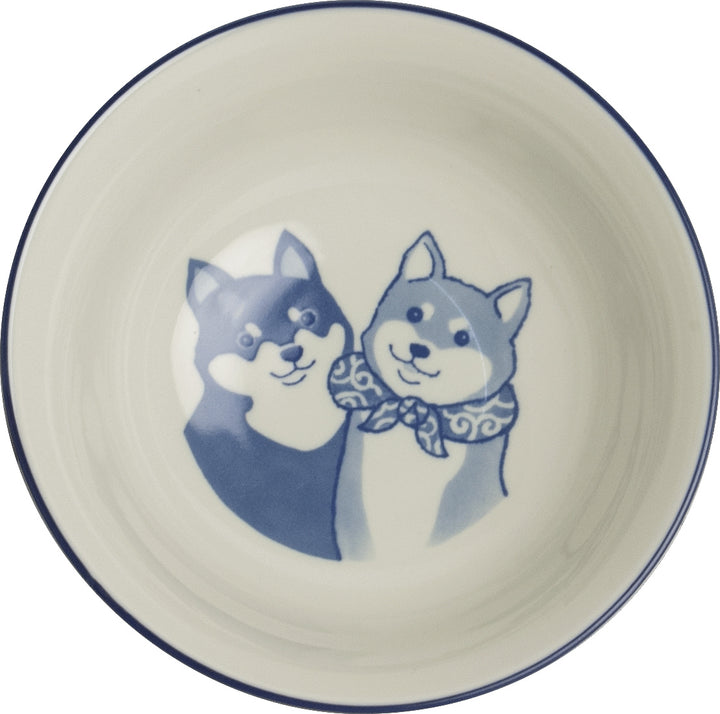 Japanese bowls Shiba Dog 2pcs. Ø15 cm | H7 cm