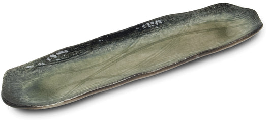 Sushi Plate Moss Green 33.5 cm x 8.5 cm