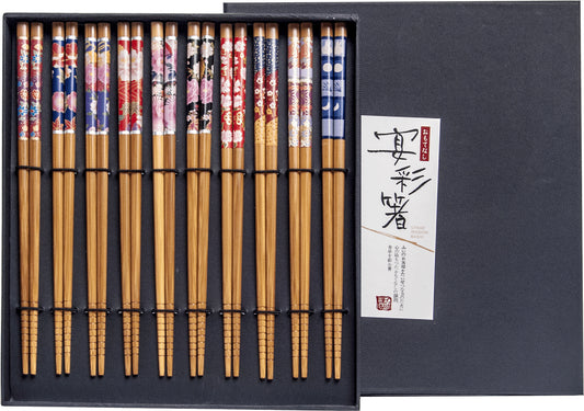 Chopsticks set Japanese full color 22.5 cm | 10 pr