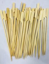 Bamboo Picks thick flat 15cm 100pcs